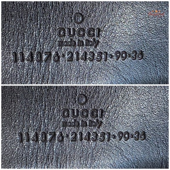 Authentic GUCCI Brown Monogram Canvas Silver Interlocking G Buckle Belt 90/36 - Picture 7 of 14